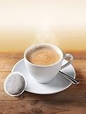 Lebensbaum Kaffee Gourmet, Caffè Crema, entkoffeiniert, Kaffeepads, Bio-Kaffee aus 100% Arabica-Bohnen, sanft & harmonisch, 5er Pack, 5 x 18 Pads (5 x 126g)