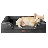 EHEYCIGA Orthopädisches Hundebett Kleine Hunde, Memory Foam Hundekorb Mittelgroße Hunde, Waschbar Hundesofa Wasserdicht rutschfest, Hundecouch mit Hohem Rand