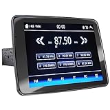 XOMAX XM-V911R Autoradio mit 9 Zoll / 22,8 cm XXL Drehbarem Schwenkbarem Touchscreen Bildschirm I Mirrorlink für Android I Bluetooth Musik I 1xUSB, 2. USB-Anschluss mit Ladefunktion, SD, Aux I 1 DIN