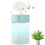 Luftbefeuchter, 400ML USB Desktop Mini Air Humidifier mit USB-Schnittstelle, Automatische Abschaltung für Auto, Schlafzimmer,Büro, Sehr Leise, Leicht zu Reinigen Baby Luftreinigung