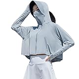 Generisch Uv Schutzkleidung Damen Atmungsaktiv Kleidung Leichte Trainingsjacke Skim Sommerjacke Upf 50+ Sweatjacke Yoga Jacke Sportjacke Laufjacke Sommer Lässig
