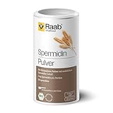Raab Vitalfood® Bio Spermidin Pulver (200 g) - 5 mg natürliches Spermidin pro Portion, mit Meßlöffel, Perfekt für Müsli oder Shake, Naturprodukt aus Bio Weizenkeimen ohne Zusätze