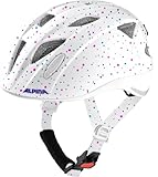 ALPINA XIMO LE Unisex Kinder Fahrradhelm (White Polka Dots)