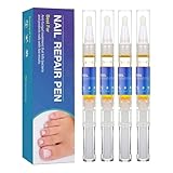 Antimykotikum-Stift – 4 Stück Nagelpflegestifte Mit 25% Undecylensäure, Extra Starke NagelpilzBehandlung, Nagelreparaturstift, 2-in-1-Reparatur & -Vorbeugung Schnell Wirkende Lösung