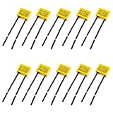 10 Stück 0.22uF 275V X2 Sicherheits Kondensatoren, LED Entstörkondensator für Hochdichte Leiterplatten, Kondensator Lampe, High Density Leiterplattenbauteile, Nicht-Beleuchtete LED Lampen