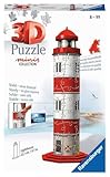 Ravensburger 3D Puzzle 11273 - Mini Leuchtturm - Miniatur Bausatz zum Puzzeln in 3D - ab 8 Jahren
