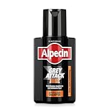 Alpecin Grey Attack MAX Coffein & Color Shampoo, 1 x 200 ml - Schrittweise dunkleres und stärkeres Haar - Extra starke Farbleistung - Erblich bedingtem Haarausfall wird vorgebeugt