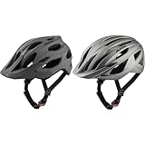 ALPINA Carapax 2.0 - Leichter, Stabiler & Komfortabler Fahrradhelm & Parana - Leichter, Individuell Anpassbarer Touren Fahrradhelm Mit Fliegennetz Für Erwachsene, Dark-Silver matt, 58-63 cm