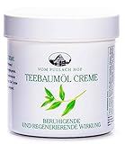 Pullach Hof Teebaumöl Creme, Salbencreme bei Trockenheit, 250 ml