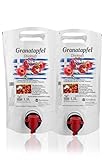 Granatapfel Direktsaft 2 x 1,5L SuperPouch Bag-in-Box / 3 Liter