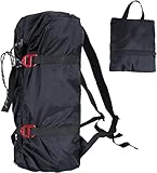 LIFEJXWEN Kordeltasche zum Klettern, Rucksack für Seile, Kletterausrüstung, wasserdicht, Rope Bag, Rucksack, Outdoor, Camping, Wandern