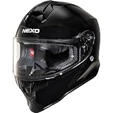 Nexo Integralhelm Basic III – Thermoplast – 1600g – ECE 22/06 – Klar Visier schwarz M
