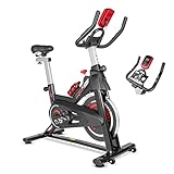 GOVITA Professionelles Heimtrainer, Spin-Bike, professionell, AeroBICO Home Trainer_Schwungrad, 16 kg, Fitnessrad, Training, Spinning-Fahrrad, AEROBICO Home Trainer, Fitnessrad