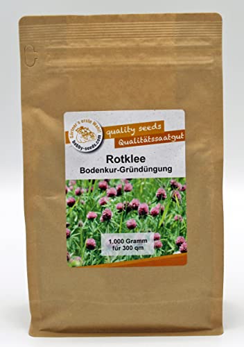 Bodenkur Rotklee - staudige Gründüngung/Futterpflanze 1KG