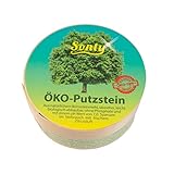 Sonty 3 Stück ÖKO Putzstein 280g in der Holzdose, Putzpaste, Universalreiniger, Reinigungsstein (3)