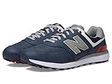 New Balance Herren 574 Greens V2 Golfschuh, Marineblau, 45 EU