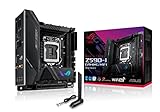 ASUS ROG Strix Z590-I Gaming WiFi Mainboard Sockel Intel LGA 1200 (Intel Z590, Mini ITX, 4x M.2, PCIe 4.0, Thunderbolt 4, USB 3.2 Gen 2x2, WiFi6, Aura Sync)