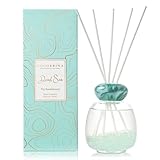 Cocorrína Raumduft mit 8 Duftstäbchen, Fig Sandalwood, Natürlich, Langanhaltend, Home Duft ätherisches Öl Reed Diffuser für Badezimmer Regal Dekoration 160ml