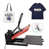 ColorSub Digitale Sublimationsmaschine, 38 x 38 cm (15 'x 15'), Hitzepresse，Gleit-Thermopresse, geeignet für T-Shirts, Taschen, Kissen, Puzzles, Kleidung,HTV-Vinyl-Projekte 1600 W