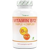 Vitamin B12-240 Tabletten - Premium: Beide Aktivformen + Depotform + Folat (5-MTHF aus Quatrefolic®) - Vegan - Hochdosiert - Laborgeprüft