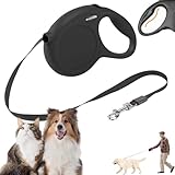 Ausziehbare Leine für Hunde,Rollleine Hundeleine 5m,Leine Hundeleine Einziehbar,Hundeleine für Hunde,Hundeleine Ausziehbar mit Griff,Dog Leash,Verhedderungsfreie Ausziehbare Hundeleine,Flexileine