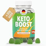 -NEU- KETO Boost Gummies | Keto Gummibärchen zum abnehmen | Zuckerfrei + Vegan | Made in Germany | Mit Chrom, Vitamin B6 und B12 | Keto Fruchtgummis 120 Stück - Frauen/Männer