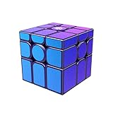 Lily Brown Magnetischer Magnetischer Geschwindigkeitswürfel Violette Farbe Lustige Unregelmäßige Magische Würfel 3D Rätsel Für Erwachsene Für Kinder 3 X 3 Geschwindigkeitswürfel Puzzleblöcke