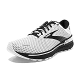 Brooks Adrenaline GTS 22 Stützender Laufschuh für Herren, weiß/grau/schwarz, 7 Wide