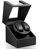 Uhrenbeweger 2 Uhr Automatik Uhrenbeweger: LOSGATOS Watch Winder für Automatikuhren Uhrendreher für Herren und Damen Uhrendreher mit Japanischem Leisemotor USB-Betrieben