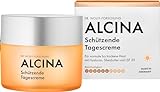 ALCINA Schützende Tagescreme LSF 30-1 x 50 ml - Schützt vor sonnenbedingten Pigmentflecken und versorgt die Haut intensiv mit Feuchtigkeit - Mit Hyaluron und Sheabutter