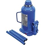 BGS 9888 | Hydraulischer Flaschen-Wagenheber | 20 t | Stempelwagenheber / Kompakt-Wagenheber, blau
