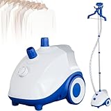 Dampfglätter mit 1,7 L Wassertank, 1500W Leistung – Standgerät mit 3 einstellbaren Höhen, starker Dampf gegen Falten – für alle Stoffe, ideal für Zuhause, Familie & Reise