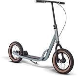 Puky R07 L Scooter | Kinderroller mit luftbereiften Rädern | Höhenverstellbar für Kinder ab 4,5 Jahren | Sicheres Fahren Dank V-Brake | Stoßfeste Pulverbeschichtung