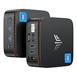 NiPoGi E1 Mini PC Intel Twin Lake N150(Aufgerüstet N100) Unterstützt W-11 Pro 16 GB RAM 256 GB M.2 SSD, Desktop PC Mini Computer 4K@60HZ UHD Dual Display HDMI+DP 1.4/Dual Bande WiFi/BT4.2/RJ45/VESA