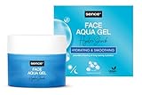 Sence Hydro Shock Aqua Gel 2 In 1 Tagescreme und Nachtcreme, Gesichtscreme Mit Hyaluronsäure & Glycerin, Vegan Beauty Face Care, Gesichtspflege Hyaluron, 1er Pack (1 x 50ml)