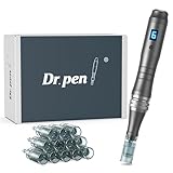 Dr.Pen Ultima M8 Microneedling Pen, Original Dr Pen Elektrisch Microneedling Machine Professionell Microneedle Pen Kit für Gesicht Körper Haar Bart Wachstum Geschenk - 12 Patronen