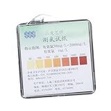 BESPORTBLE 1Stück Chlorprüfpapier Für Restchlor Tests Präzise Erkennung Von Chlorwerten Für Pools Und Wasserqualitätsprüfungen Zu Bedienen Und Tragbar