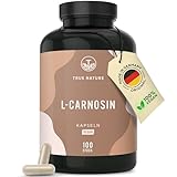L-Carnosin | Mit Beta-Alanin & L-Histidin – 1.000 mg Tagesdosis – 100 Kapseln für 50 Tage – Vegan, frei von Gluten & Laktose, ohne künstliche Zusätze – TRUE NATURE
