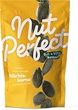 Nut Perfect | Kürbiskerne | geschält und schonend getrocknet | ungesalzen | aromatisch nussig im Geschmack | Anbau in Norddeutschland | 100g