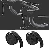 TOPINCN COUTRES des Soft Mountain Mountain Desible Resistant Road Package 2PCS Anti -Skid PU Tragbar und Flexibel (BLACK)