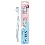 Dr.BEST Comfort Clean Zahnbürste, Soft (1 Stück) – 3-Zonen-Technologie, bestehend aus seidenweichen Spezialborsten, Borsten mit angeschrägtem Profil und Flachschnitt, für eine überlegene Reinigung*.