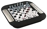 Lexibook CG1335 Chessman FX, Elektronisches Schachspiel mit Berührungstastatur und Licht-und Soundeffekte, 32 Stück, 64 Schwierigkeitsgrade, Familienbrettspiel, 2 Spieler, Schwarz/Silber