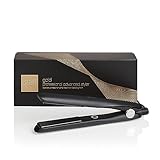 ghd gold - Professioneller Haarglätter zum Glätten, Locken und zum Erzeugen von Wellen, optimale Stylingtemperatur 185ºC, Zweizonen-Technologie, Schwarz