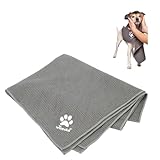 Vileda Hundetuch | Pet Pro Mikrofaser-Tuch | Saugfähig und schnell trocknend | geeignet für Hunde und Katzen | Wabenstruktur | Super sauber und weich | weich