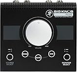 Mackie Big Knob passiver 2x2 Studio-Monitor-Controller für zwei Audioquellen und 2 Monitorpaare, keine Stromversorgung benötigt