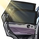 2 Stück Sonnenschutz Auto Baby mit UV Schutz, Autofenster Sonnenblende für Kinder, 125×80CM Dehnbarer Sonnenschutz für Das, Universal passend für die meisten 99% Autos, Privatsphäre Für Ihre Familie