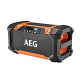 AEG - Radio 18 V, Bluetooth-Verbindung, Reichweite bis zu 30 m, 30 W, USB-Buchse, AM/FM-Band, LCD-Display (ohne Batt. und Ladegerät). - BRSP18-0