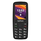 myPhone 6410 LTE 4G einfaches Telefon mit klarem Display und großen Tasten, großer 1400-mAh-Akku, Bluetoth, Radio, Fackel LED, großes 124-MB-Laufwerk