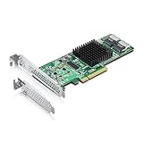 10Gtek® für LSI 9211-8I 6Gb/s PCIe 2.0 SAS/SATA HBA RAID Controller Card Internal, LSI SAS2008 Chip, 8-Port, High Profile & Low Profile