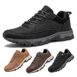 Generisch Bestofoot Mens Shoes, Bestofoot Orthopedic Mens Sneakers, Bestofoot Shoes, Men's Breathable Lightweight Shoes with Arch (Black,39)